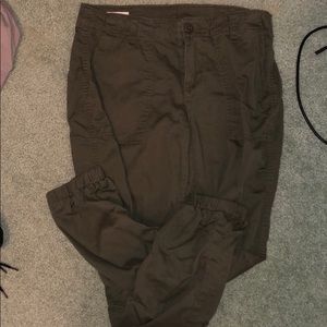 Green jogger pants